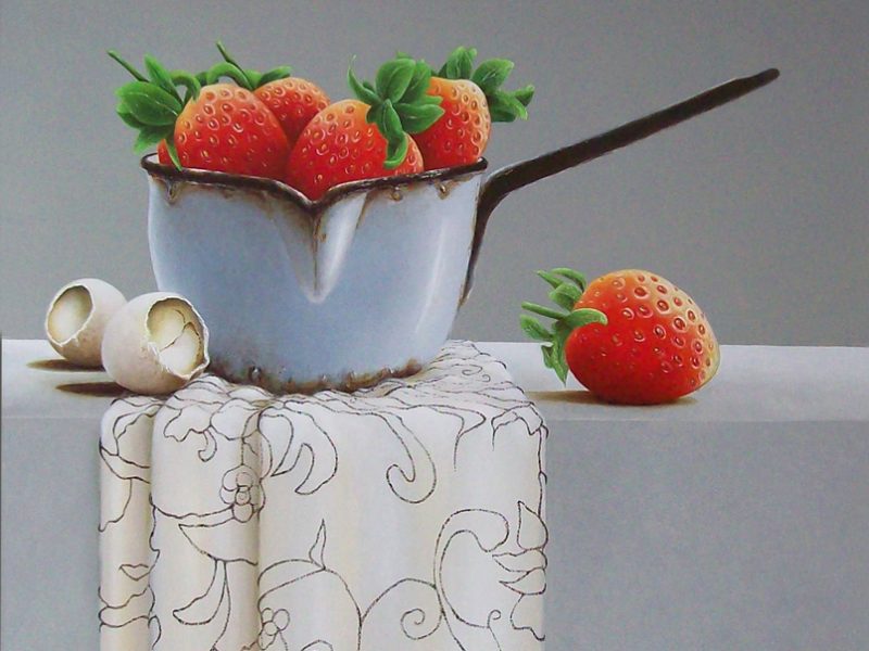 lente – stilleven met aardbeien & verlaten eitjes lente – stilleven met aardbeien & verlaten eitjes