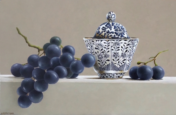 stilleven met blauwe druiven stilleven met blauwe druiven
