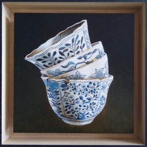 Blauw op blauw