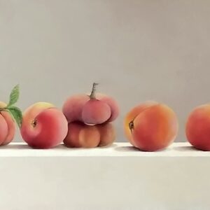 stilleven met perziken